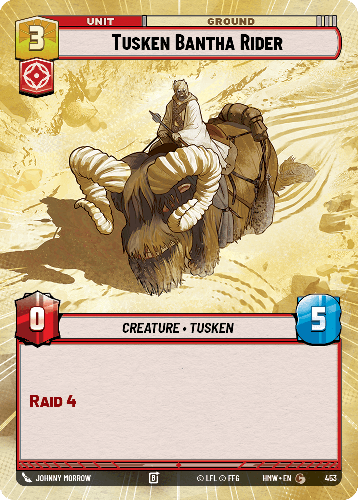 Tusken Bantha Rider #453/272 from Homeworlds