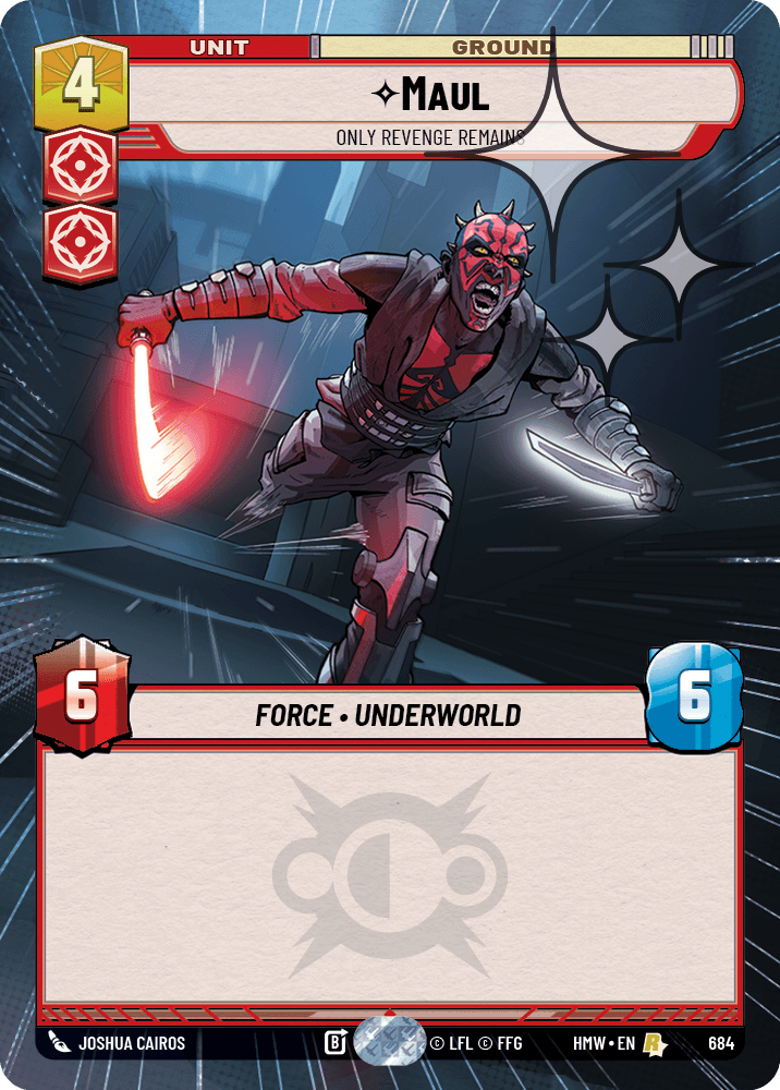 Maul — Only Revenge Remains #684/272 from Homeworlds