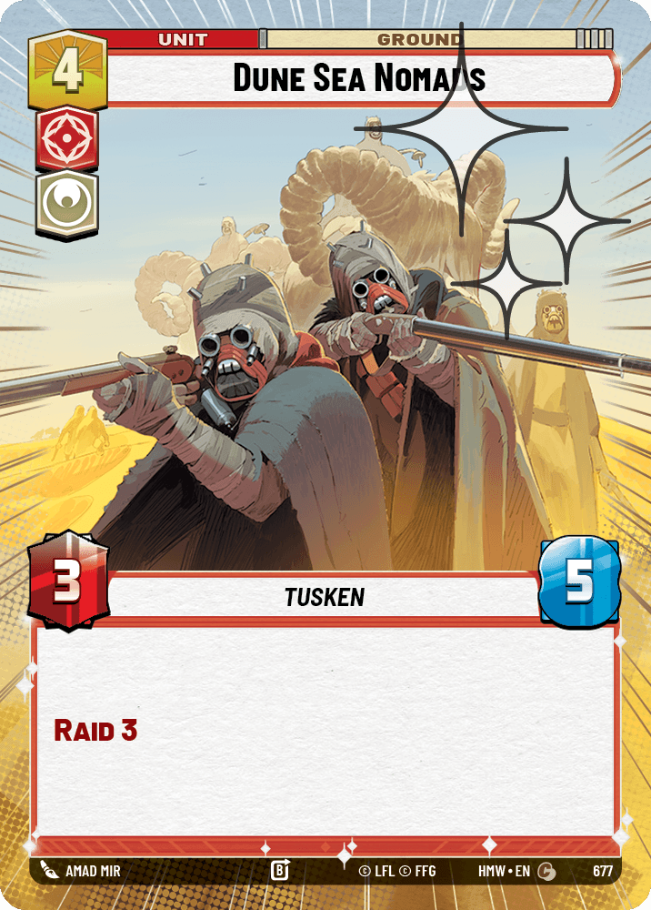 Dune Sea Nomads #677/272 from Homeworlds