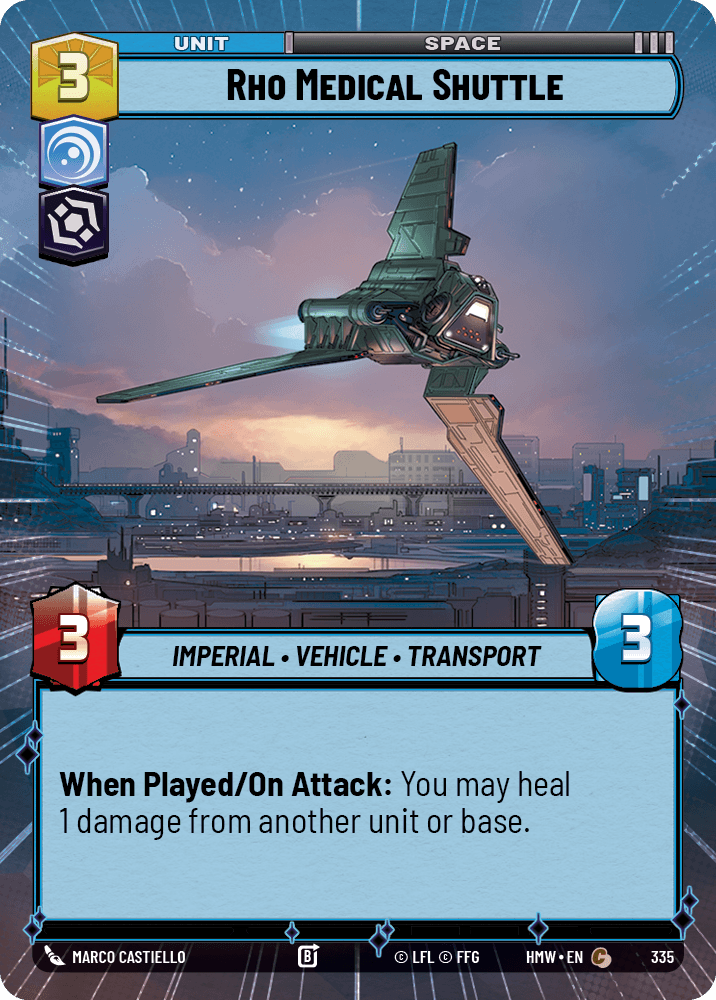 Rho Medical Shuttle #335/272 from Homeworlds