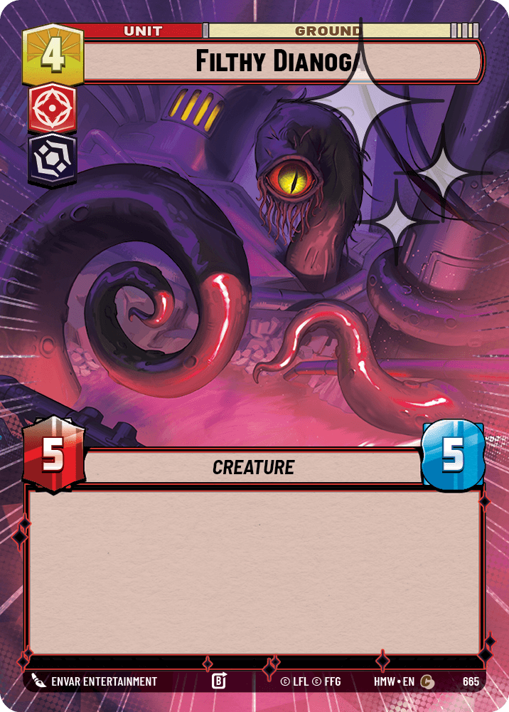 Filthy Dianoga #665/272 from Homeworlds