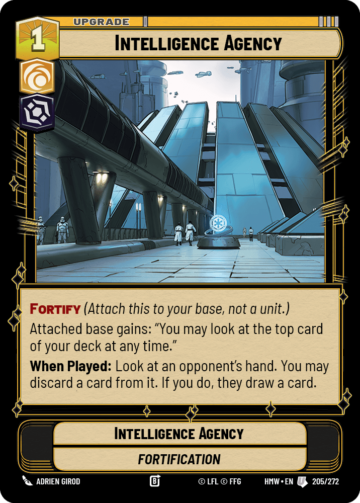 Intelligence Agency #205/272 from Homeworlds