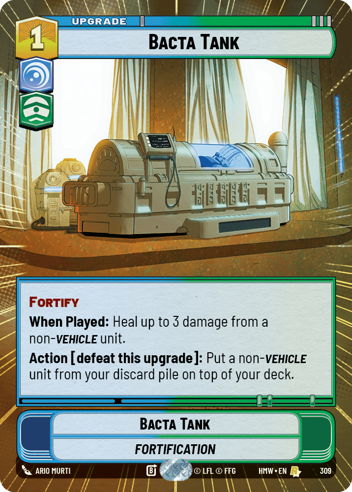 Bacta Tank #309/272 from Homeworlds