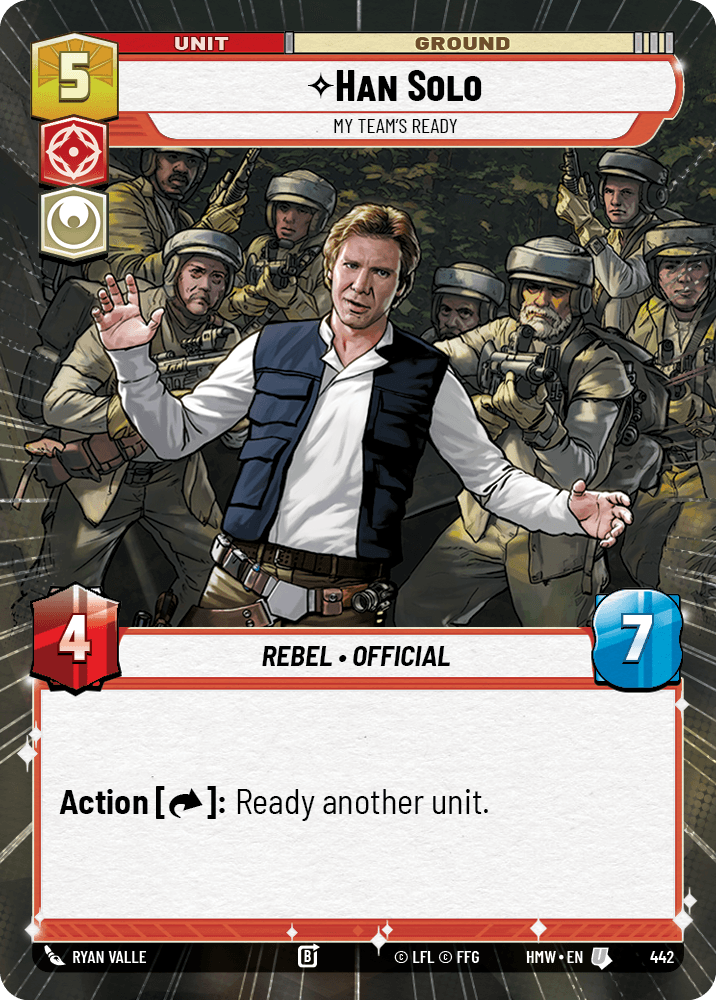 Han Solo — My Team's Ready #442/272 from Homeworlds