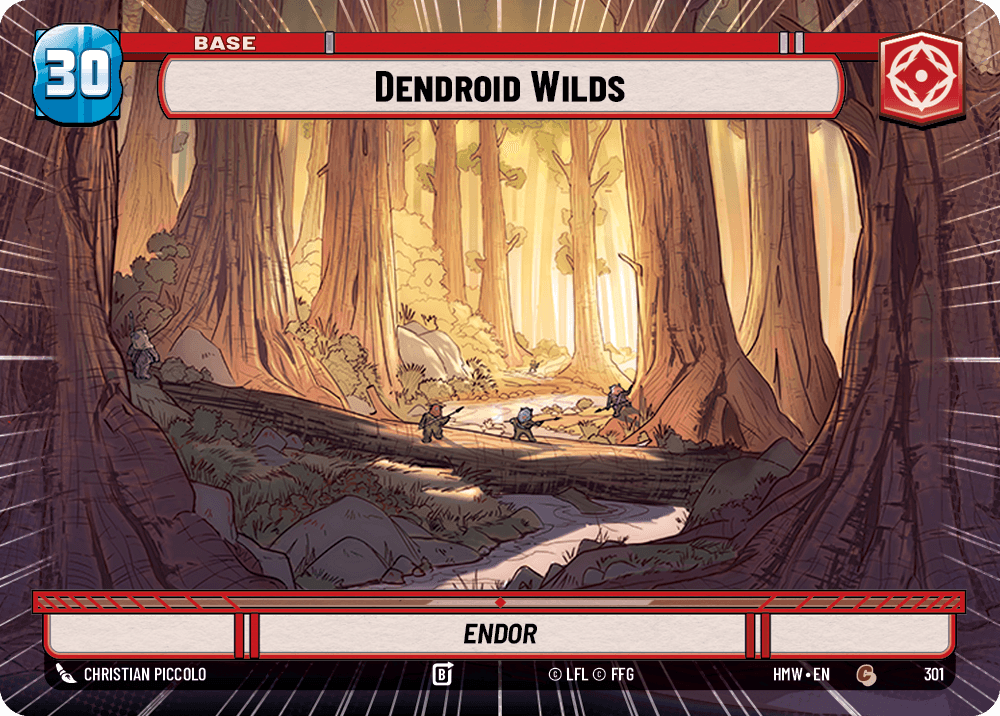 Dendroid Wilds — Endor #301/272 from Homeworlds