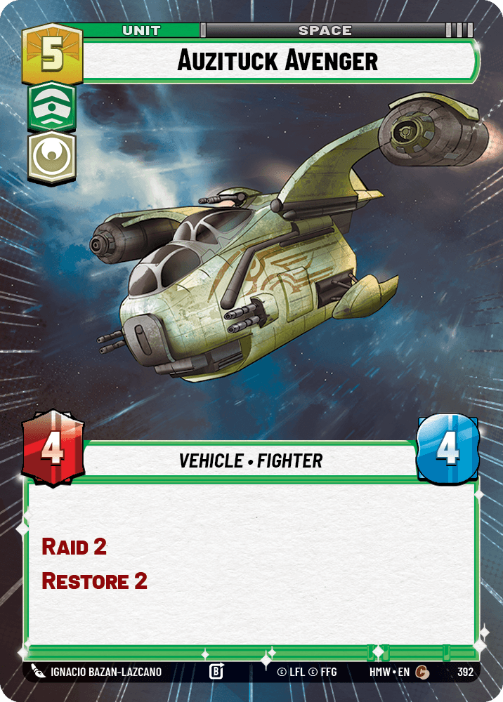 Auzituck Avenger #392/272 from Homeworlds