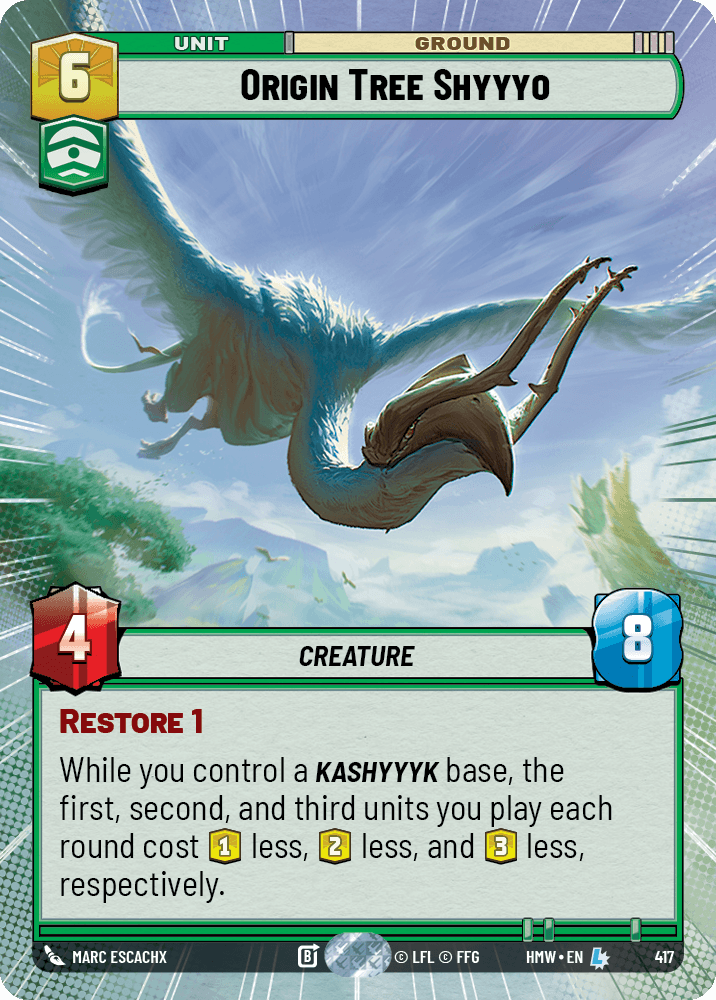 Origin Tree Shyyyo #417/272 from Homeworlds