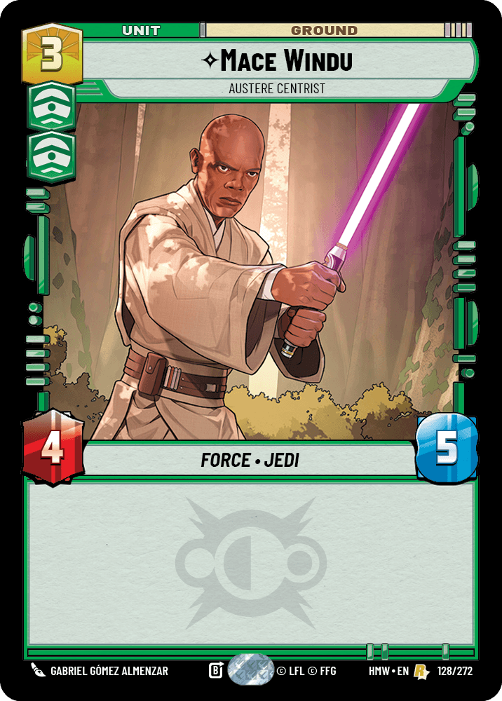 Mace Windu — Austere Centrist #128/272 from Homeworlds