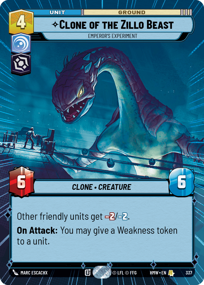 Clone of the Zillo Beast — Emperor's Experiment #337/272 from Homeworlds
