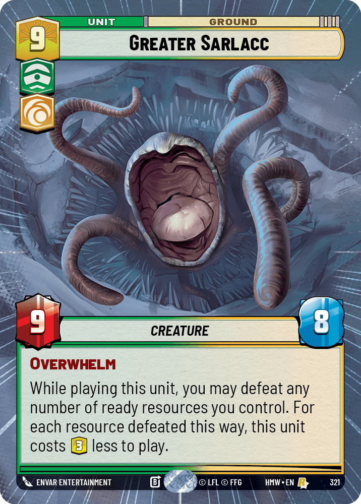 Greater Sarlacc #321/272 from Homeworlds