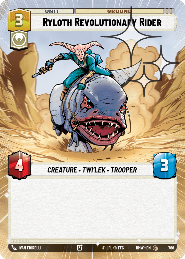 Ryloth Revolutionary Rider #768/272 from Homeworlds