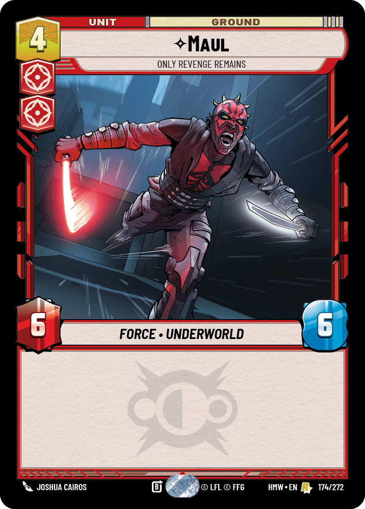 Maul — Only Revenge Remains #174/272 from Homeworlds