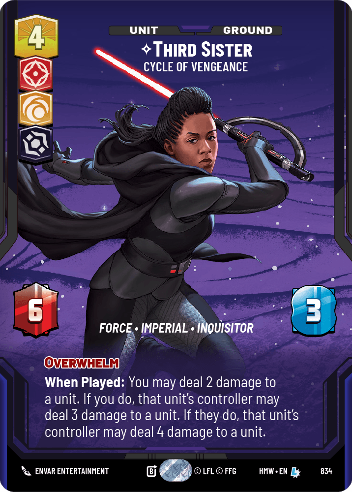 Third Sister — Cycle of Vengeance #834/272 from Homeworlds