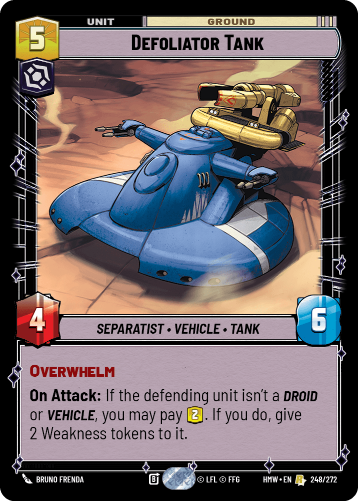 Defoliator Tank #248/272 from Homeworlds