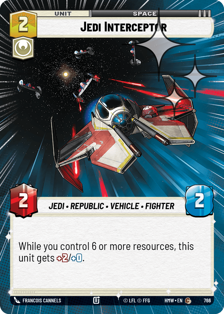 Jedi Interceptor #766/272 from Homeworlds