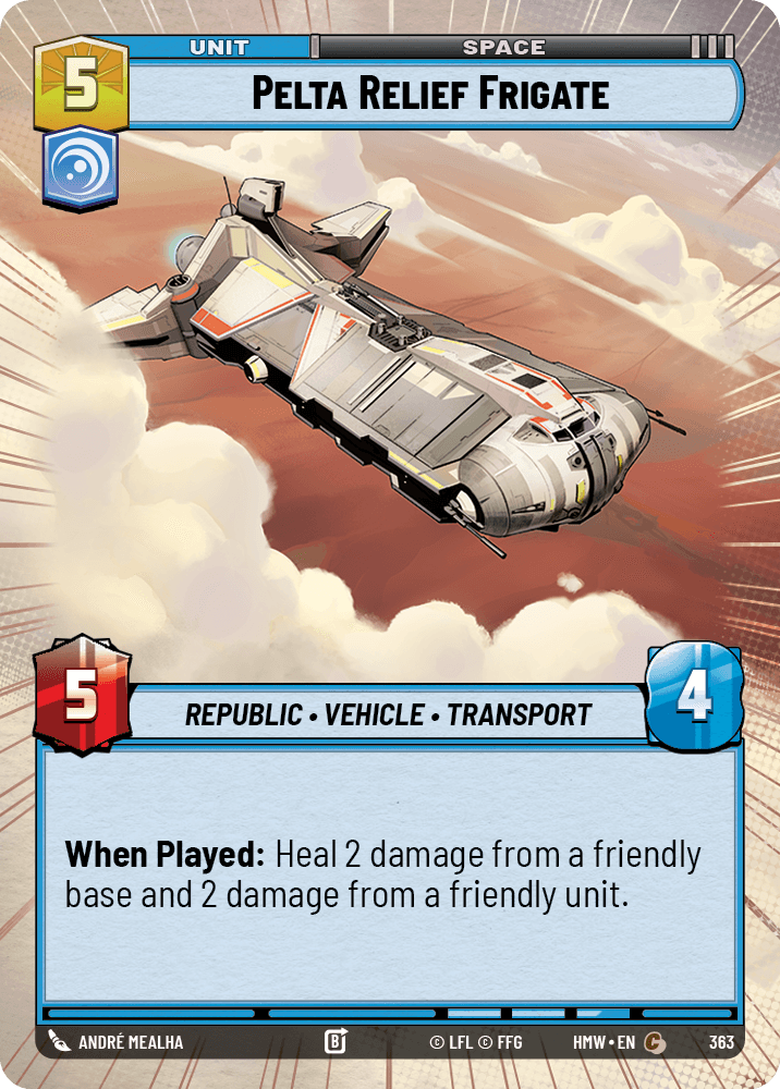 Pelta Relief Frigate #363/272 from Homeworlds