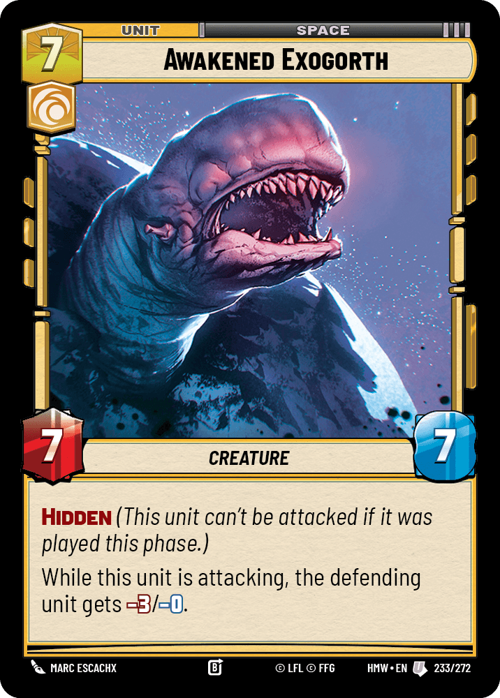 Awakened Exogorth #233/272 from Homeworlds