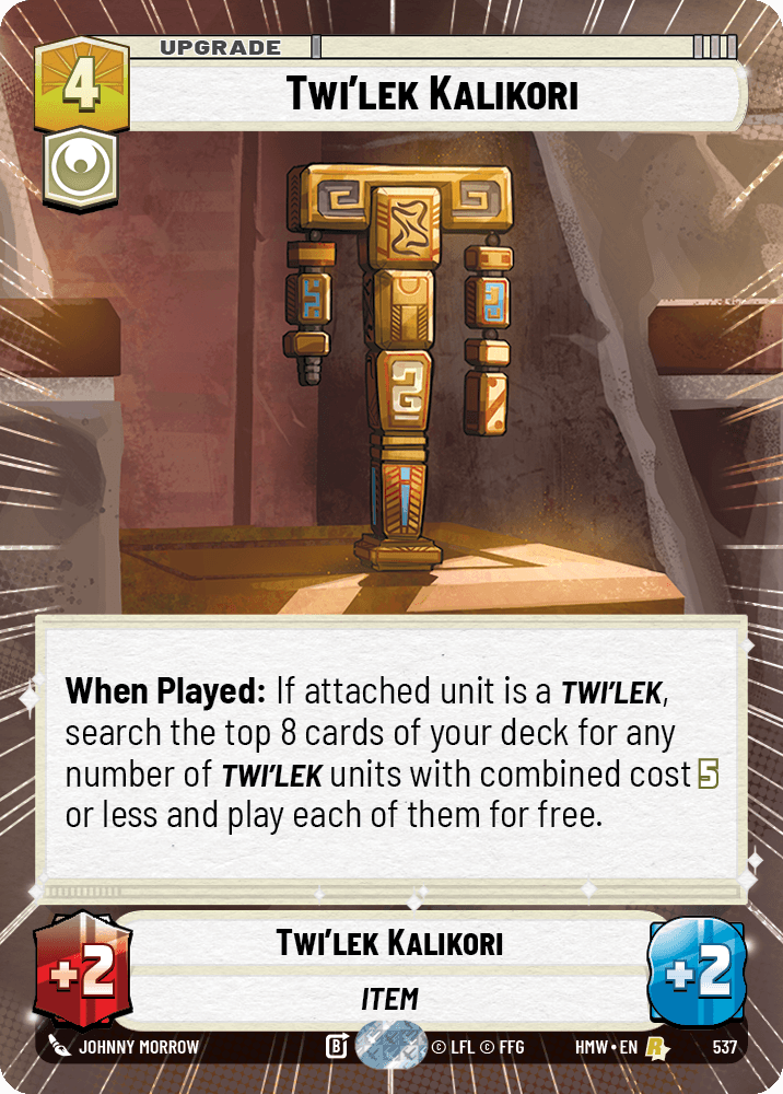 Twi'lek Kalikori #537/272 from Homeworlds