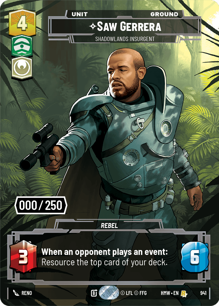 Saw Gerrera — Shadowlands Insurgent #941/272 from Homeworlds