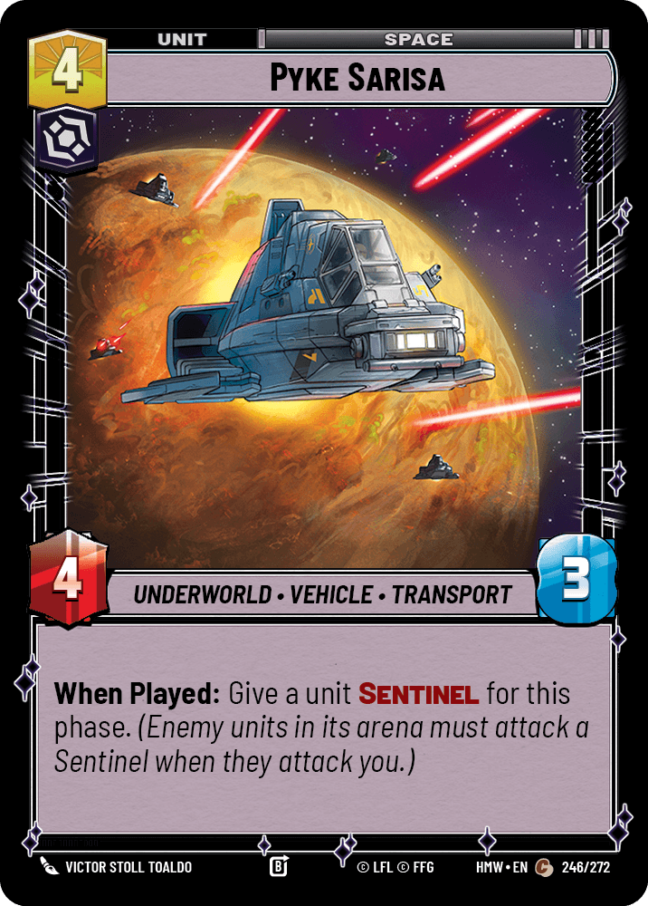 Pyke Sarisa #246/272 from Homeworlds