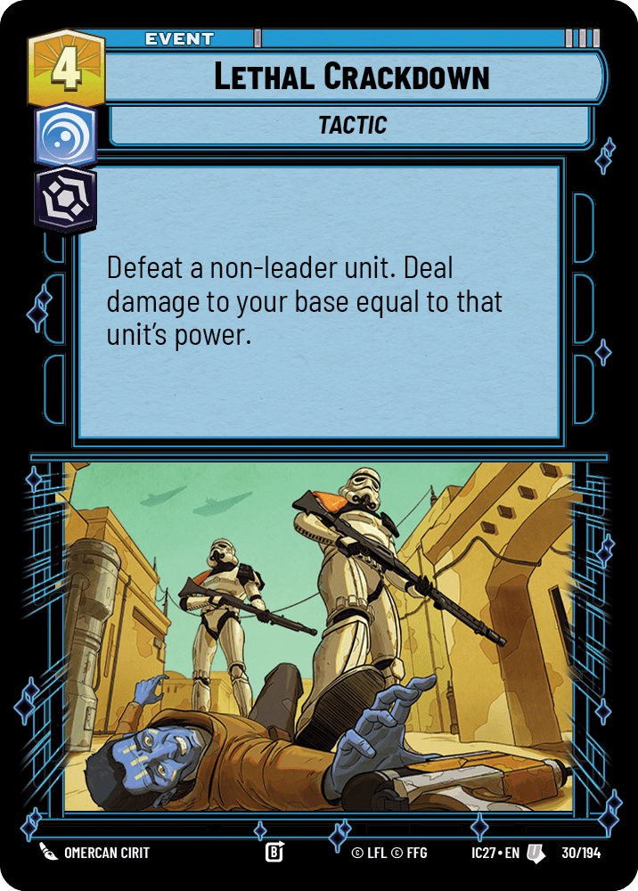Lethal Crackdown #030/194 from Icons 2027
