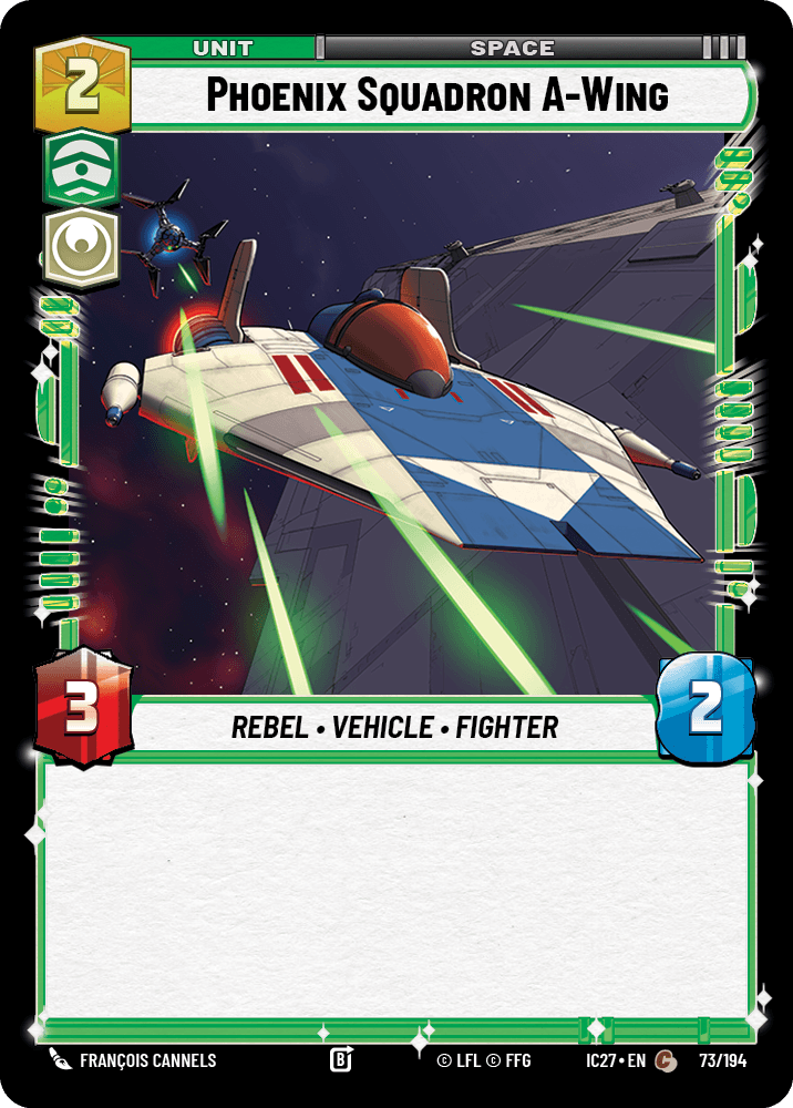 Phoenix Squadron A-Wing #073/194 from Icons 2027