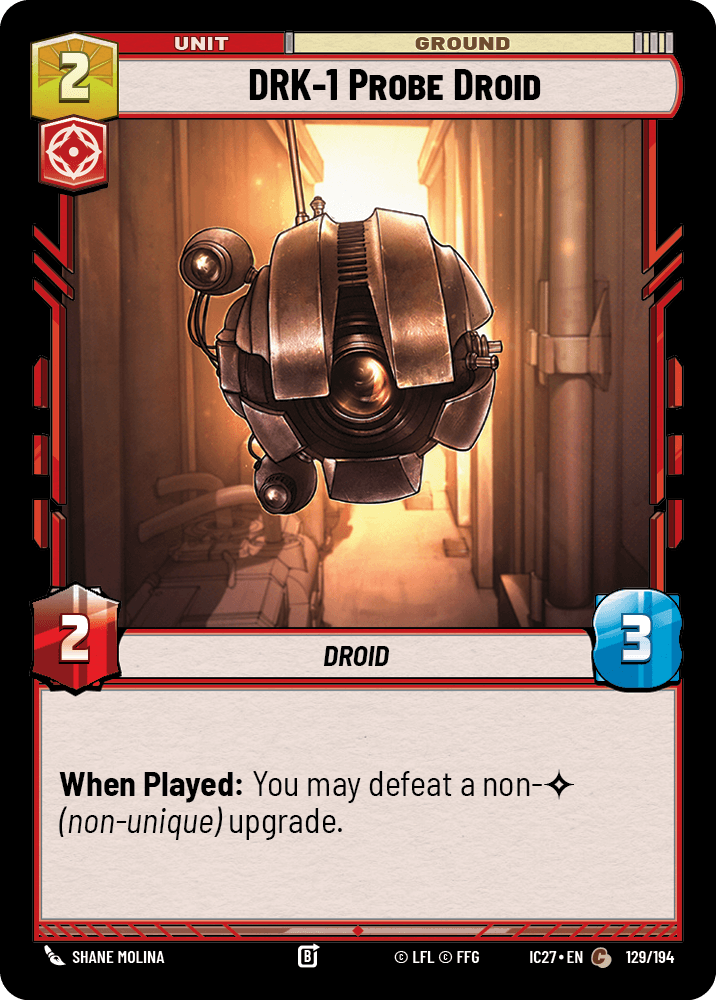 DRK-1 Probe Droid #129/194 from Icons 2027