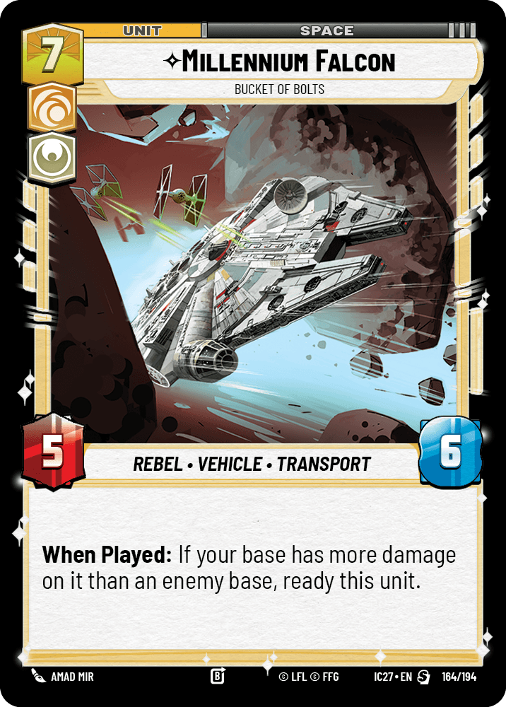 Millennium Falcon — Bucket of Bolts #164/194 from Icons 2027
