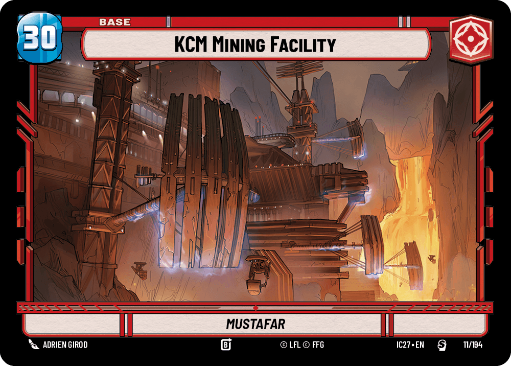 KCM Mining Facility — Mustafar #011/194 from Icons 2027