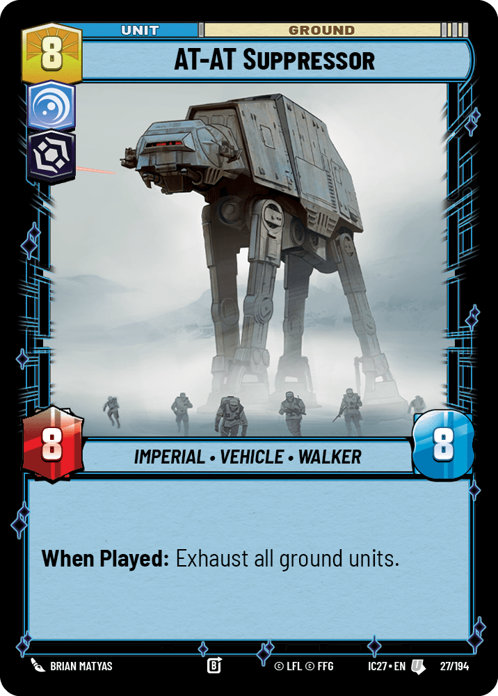 AT-AT Suppressor #027/194 from Icons 2027
