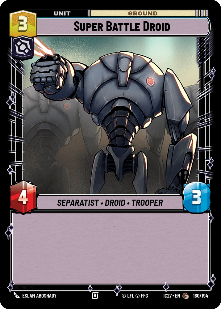 Super Battle Droid #180/194 from Icons 2027