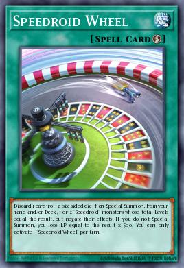 Speedroid Wheel #LAVD-ENS19 from Legendary Arc-V Decks