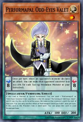 Performapal Odd-Eyes Valet #LAVD-ENO14 from Legendary Arc-V Decks