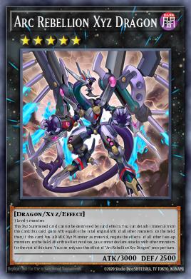 Arc Rebellion Xyz Dragon #LAVD-ENO32 from Legendary Arc-V Decks