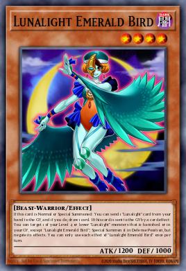 Lunalight Emerald Bird #LAVD-ENL07 from Legendary Arc-V Decks