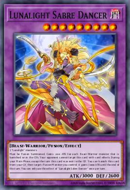 Lunalight Sabre Dancer #LAVD-ENL33 from Legendary Arc-V Decks (Yu-Gi-Oh!)