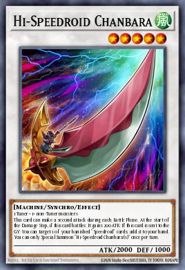 Hi-Speedroid Chanbara #LAVD-ENS25 from Legendary Arc-V Decks