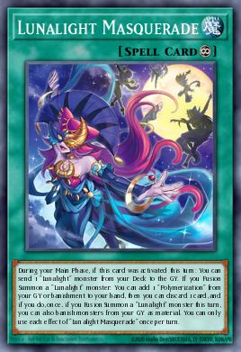 Lunalight Masquerade #LAVD-ENL26 from Legendary Arc-V Decks