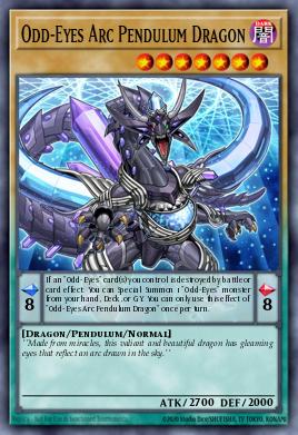 Odd-Eyes Arc Pendulum Dragon #LAVD-ENO11 from Legendary Arc-V Decks
