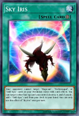 Sky Iris #LAVD-ENO19 from Legendary Arc-V Decks