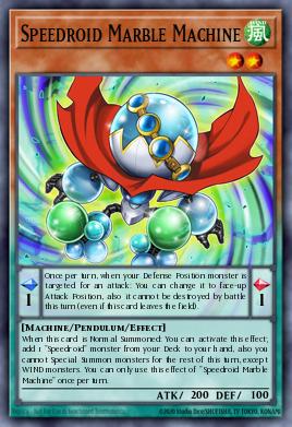 Speedroid Marble Machine #LAVD-ENS09 from Legendary Arc-V Decks
