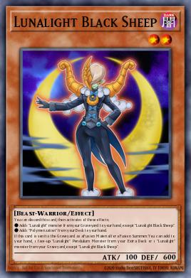 Lunalight Black Sheep #LAVD-ENL02 from Legendary Arc-V Decks