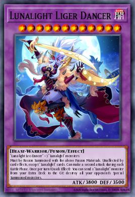 Lunalight Liger Dancer #LAVD-ENL34 from Legendary Arc-V Decks