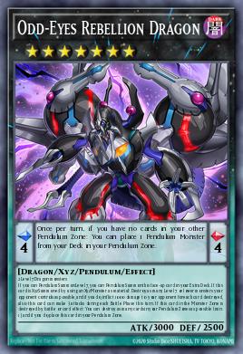 Odd-Eyes Rebellion Dragon #LAVD-ENO27 from Legendary Arc-V Decks