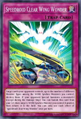 Speedroid Clear Wing Wonder #LAVD-ENS23 from Legendary Arc-V Decks