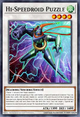 Hi-Speedroid Puzzle #LAVD-ENS28 from Legendary Arc-V Decks