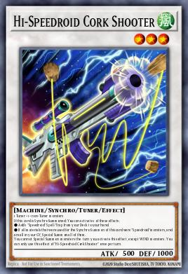 Hi-Speedroid Cork Shooter #LAVD-ENS31 from Legendary Arc-V Decks