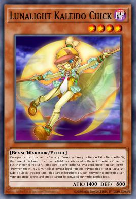Lunalight Kaleido Chick #LAVD-ENL05 from Legendary Arc-V Decks