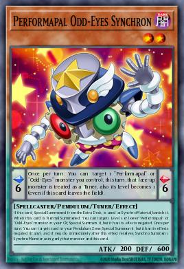 Performapal Odd-Eyes Synchron #LAVD-ENO10 from Legendary Arc-V Decks