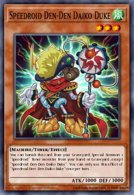 Speedroid Den-Den Daiko Duke #LAVD-ENS07 from Legendary Arc-V Decks